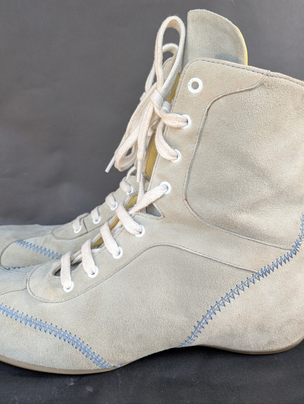 Vintage Espace Women's Leather/Suede Lace Up Boots Size 8 - Picture 3 of 16
